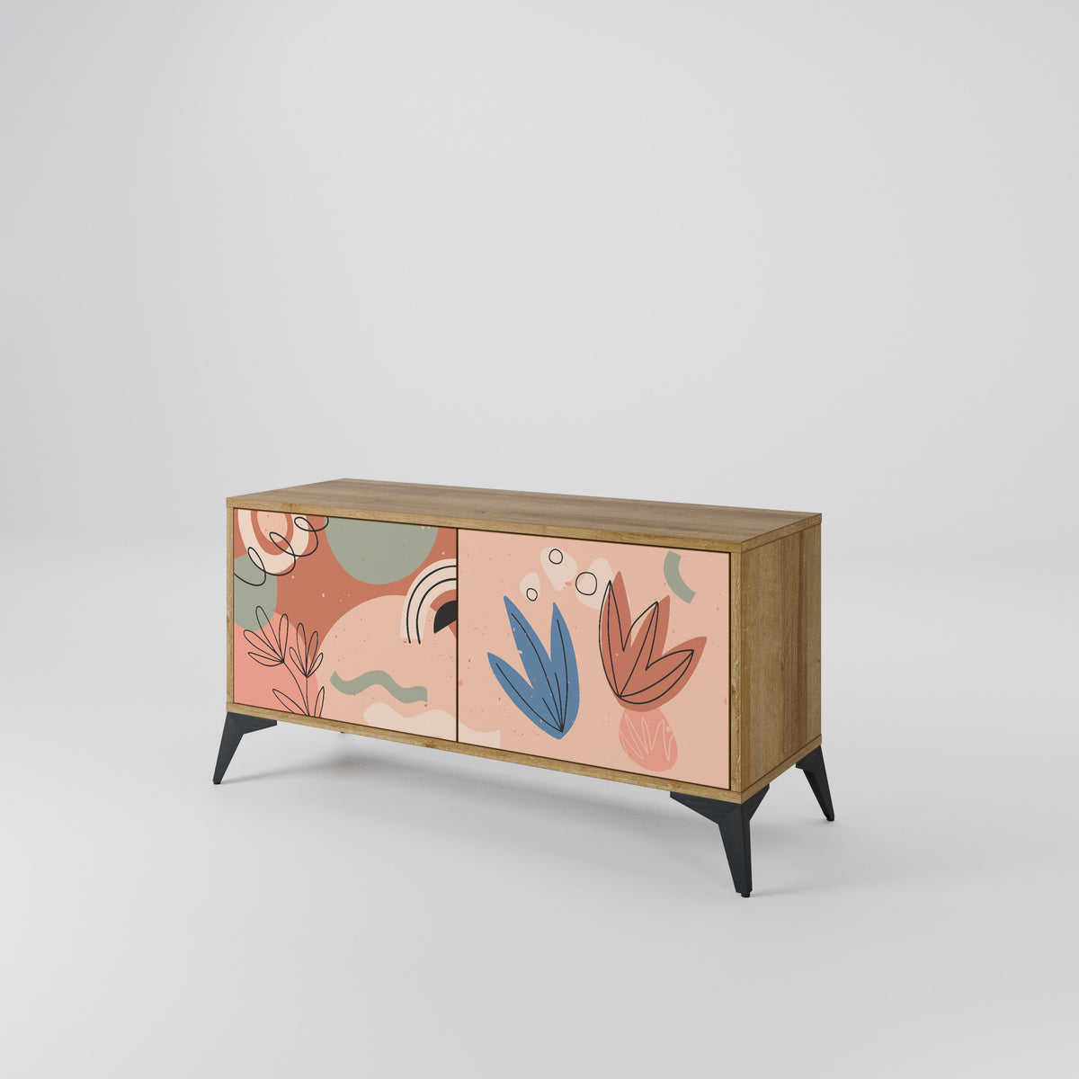 PASTEL DESTINY Compact 2-Door TV Cabinet