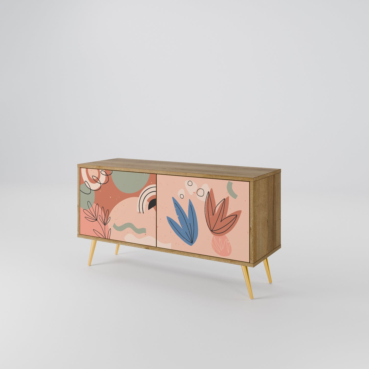PASTEL DESTINY Compact 2-Door TV Cabinet