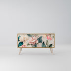 FLORAL GRACE Compact 2-Door TV Cabinet