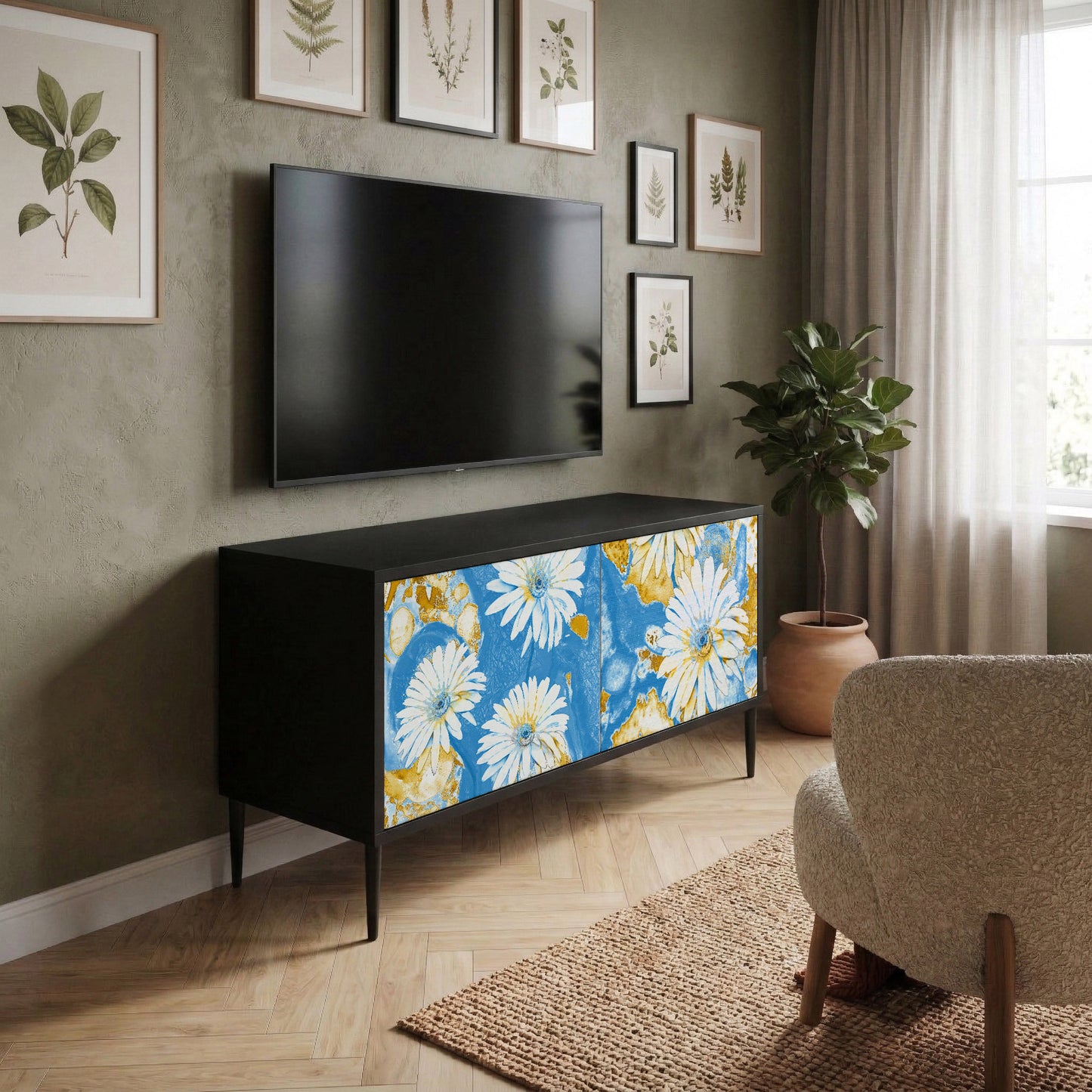DAISY LUXE Compact 2-Door TV Cabinet