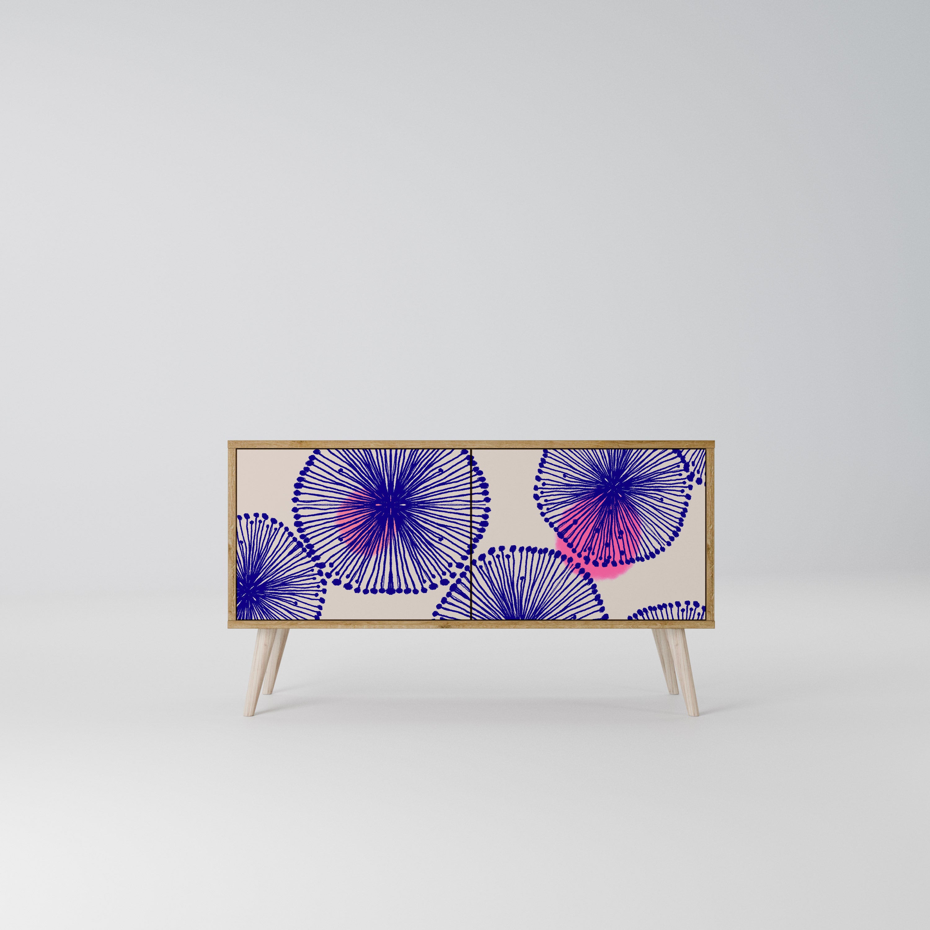 MAGIC NATURE Compact 2-Door TV Cabinet