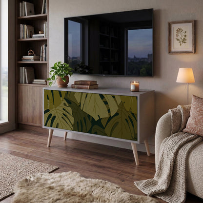 TROPICAL BEAUTY Compact 2-Door TV Cabinet