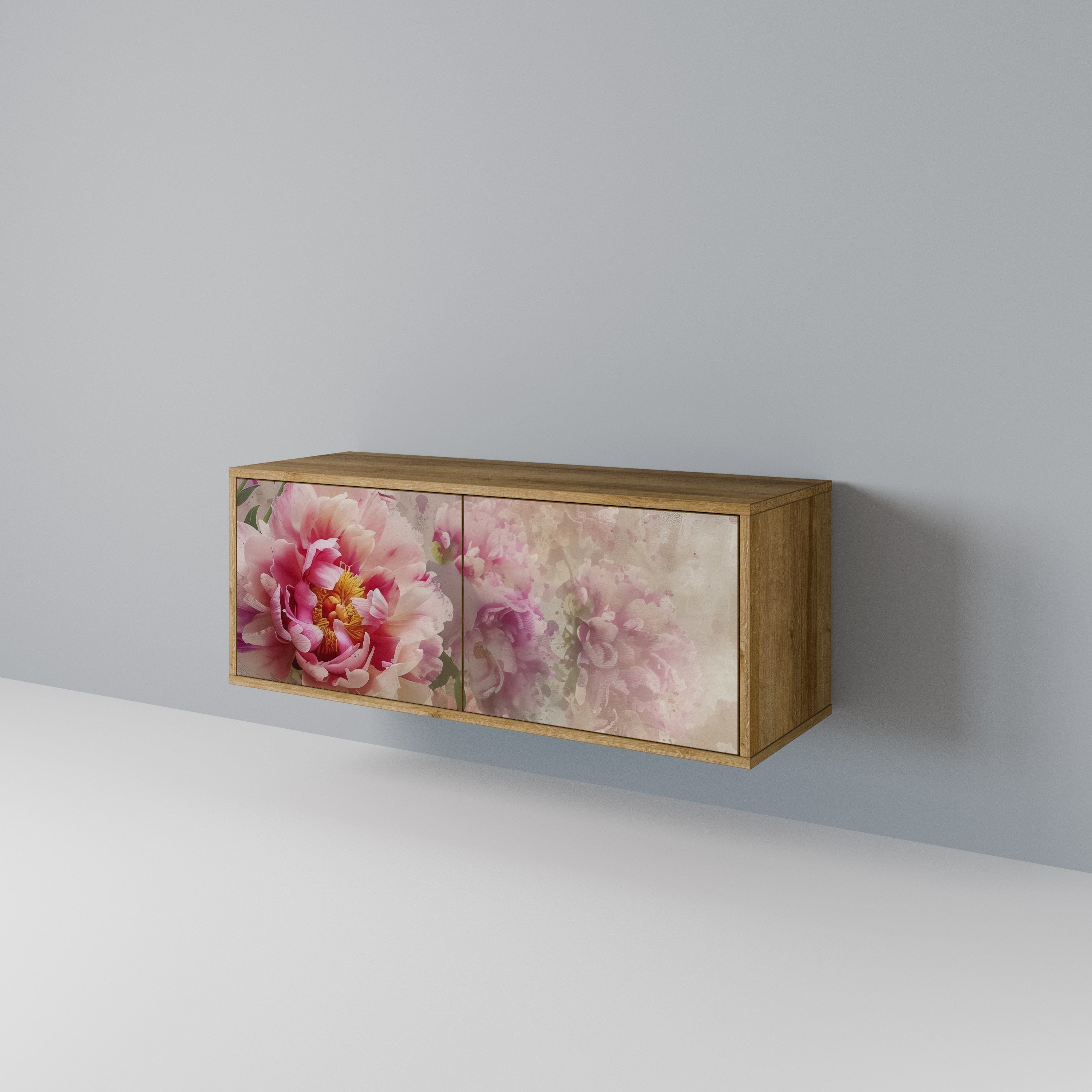 PEONY WHISPER Compact 2-Door TV Cabinet