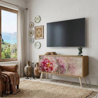 PEONY WHISPER Compact 2-Door TV Cabinet