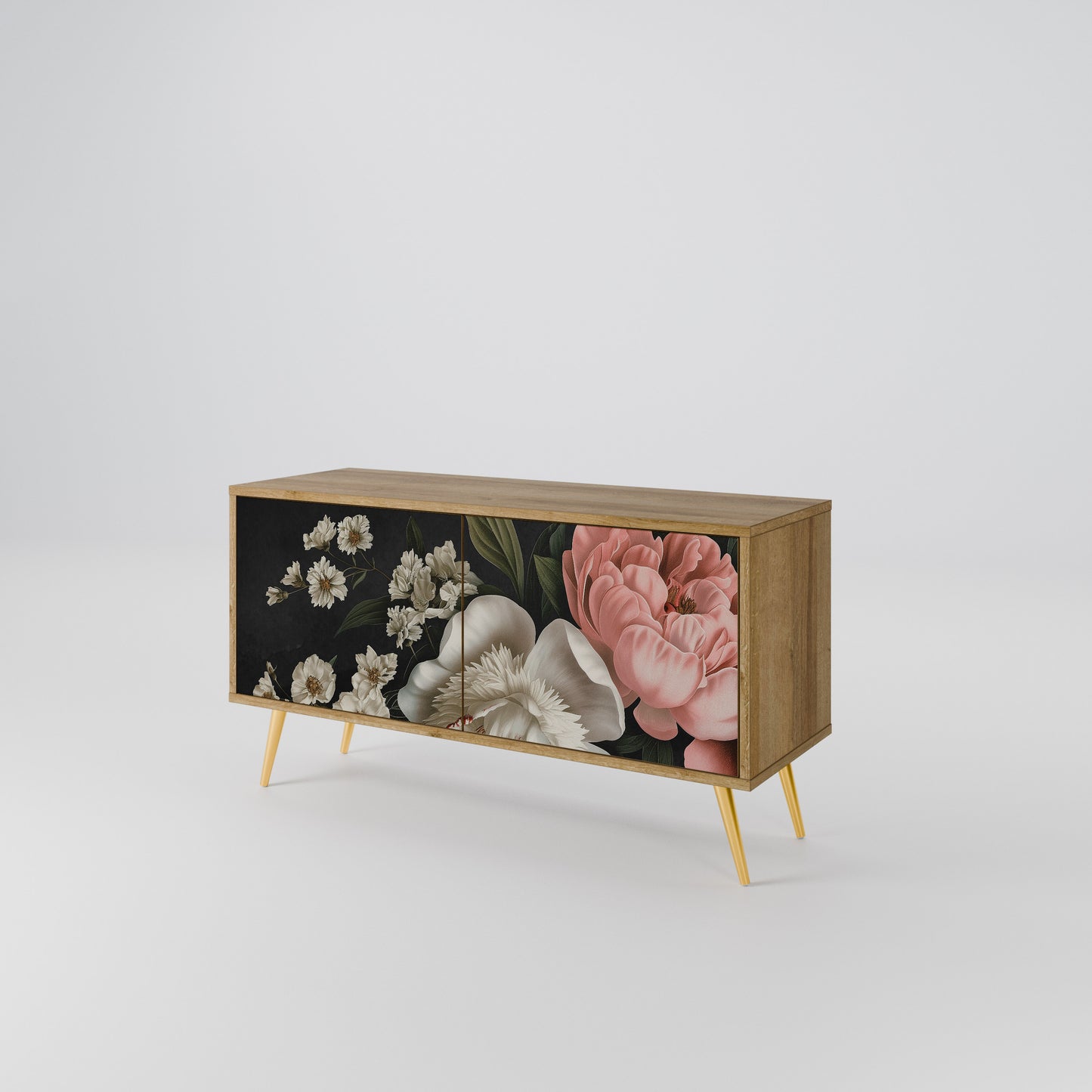 LUSH ELEGANCE Compact 2-Door TV Cabinet