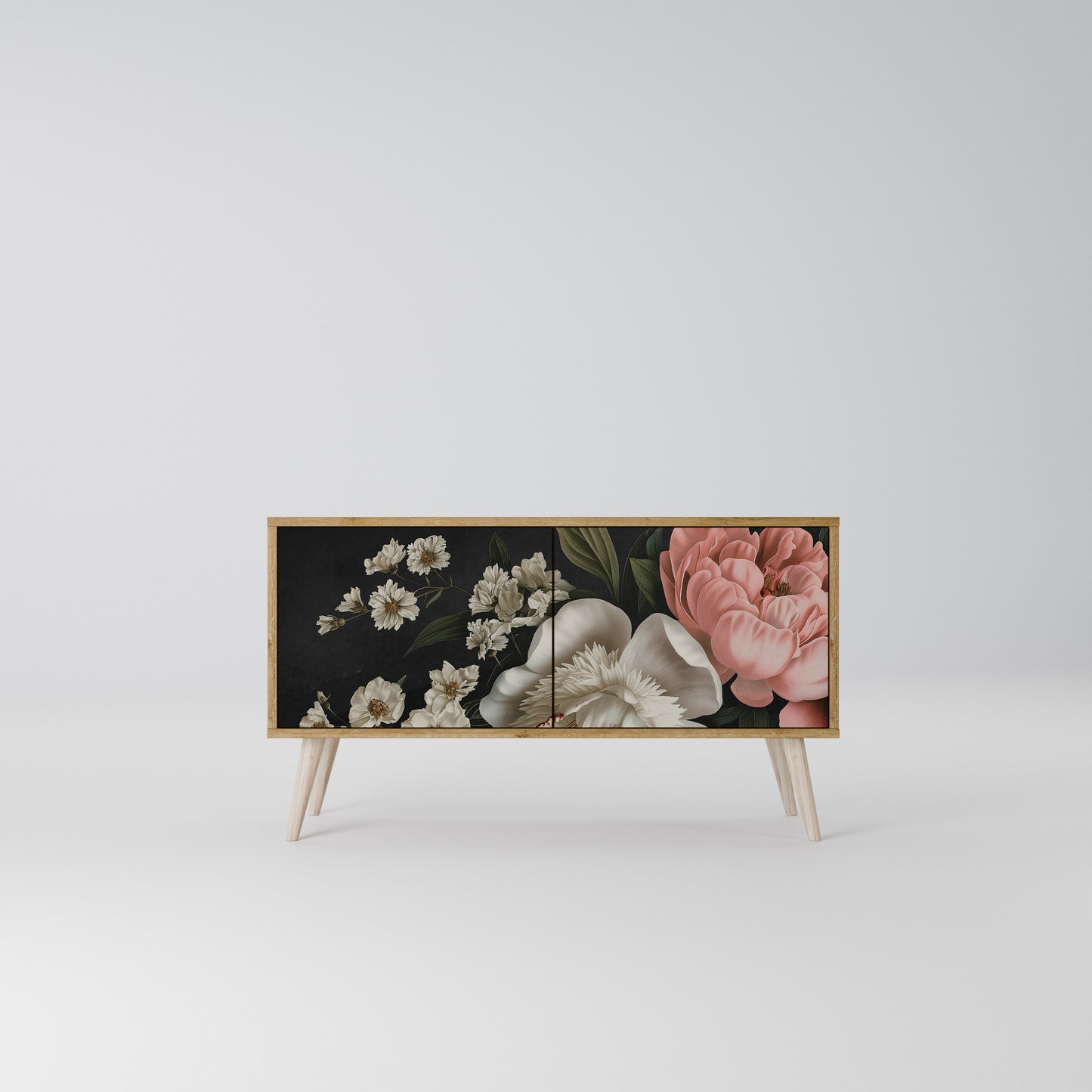 LUSH ELEGANCE Compact 2-Door TV Cabinet