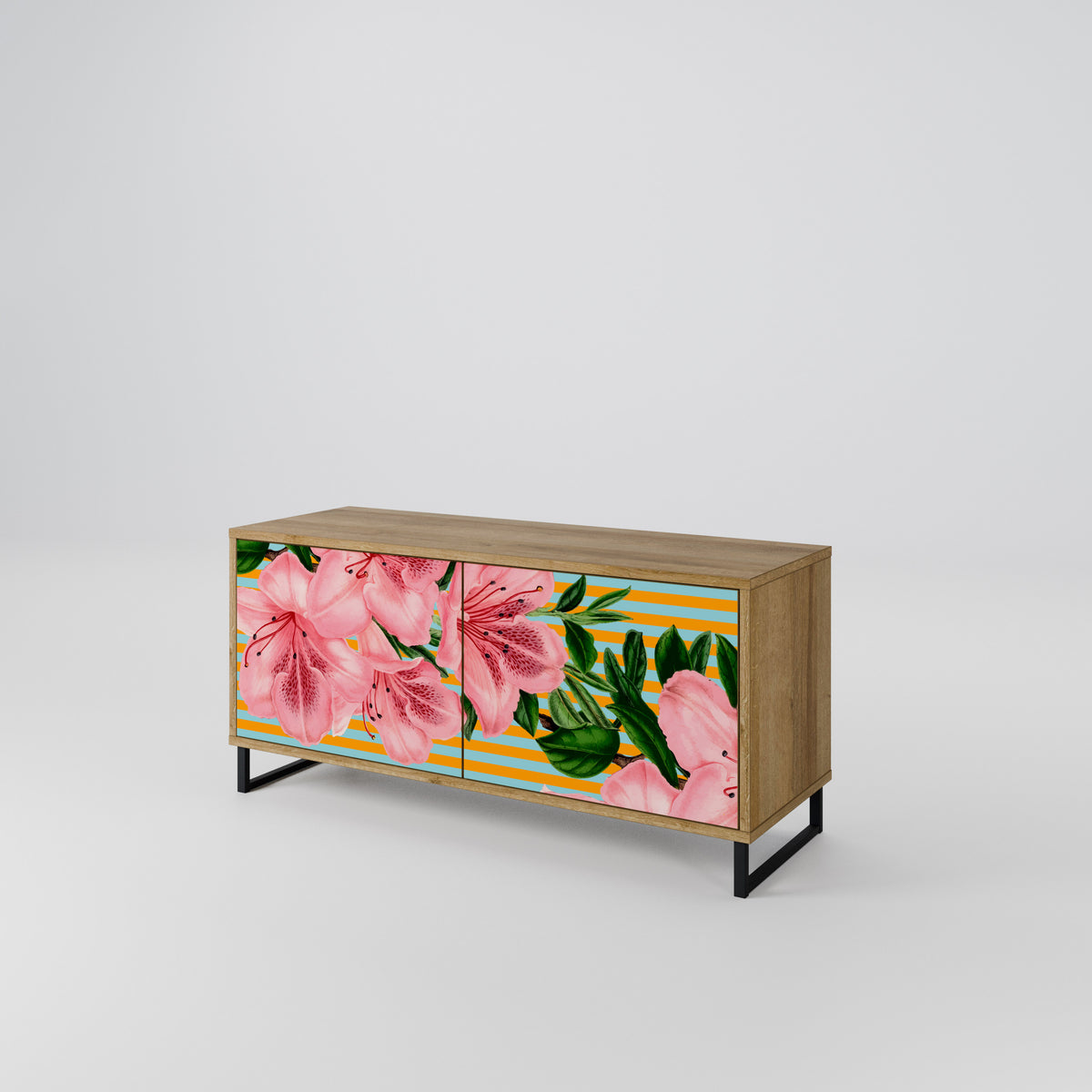 FRAGILE BEAUTY Compact 2-Door TV Cabinet