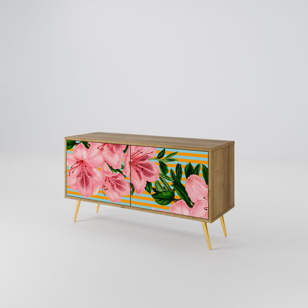 FRAGILE BEAUTY Compact 2-Door TV Cabinet