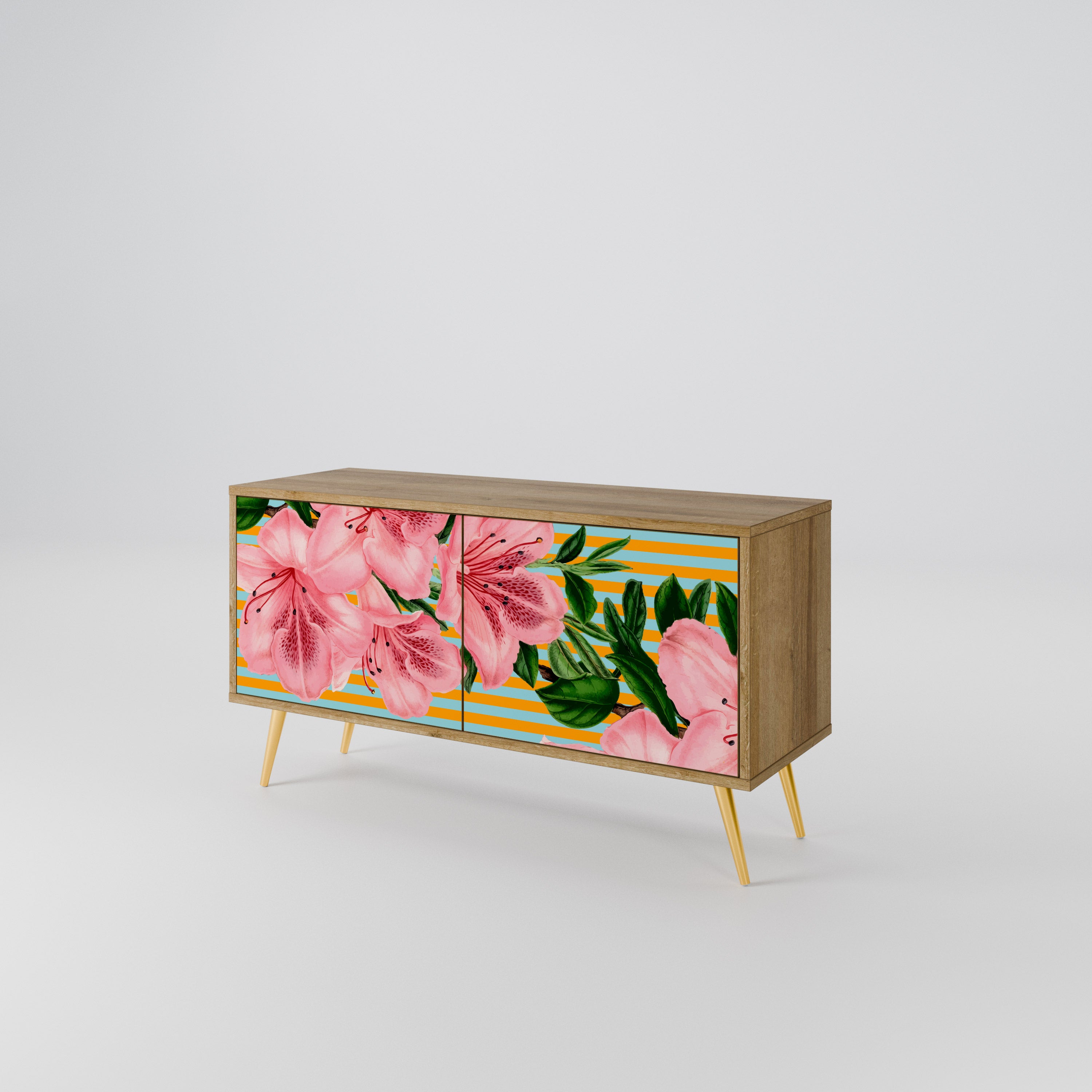 FRAGILE BEAUTY Compact 2-Door TV Cabinet