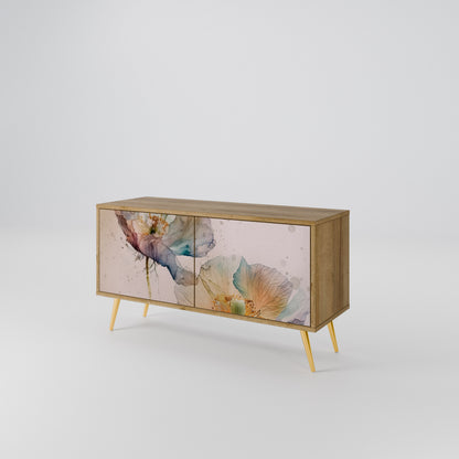 SOFTEN POPPY Compact 2-Door TV Cabinet