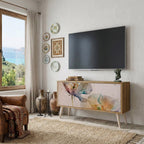 SOFTEN POPPY Compact 2-Door TV Cabinet