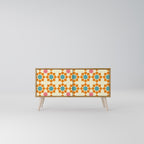 FLORAL DECOR Compact 2-Door TV Cabinet