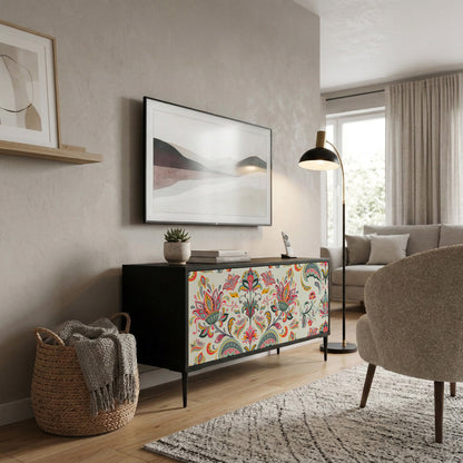 ORGANIC FOLKLORE Compact 2-Door TV Cabinet