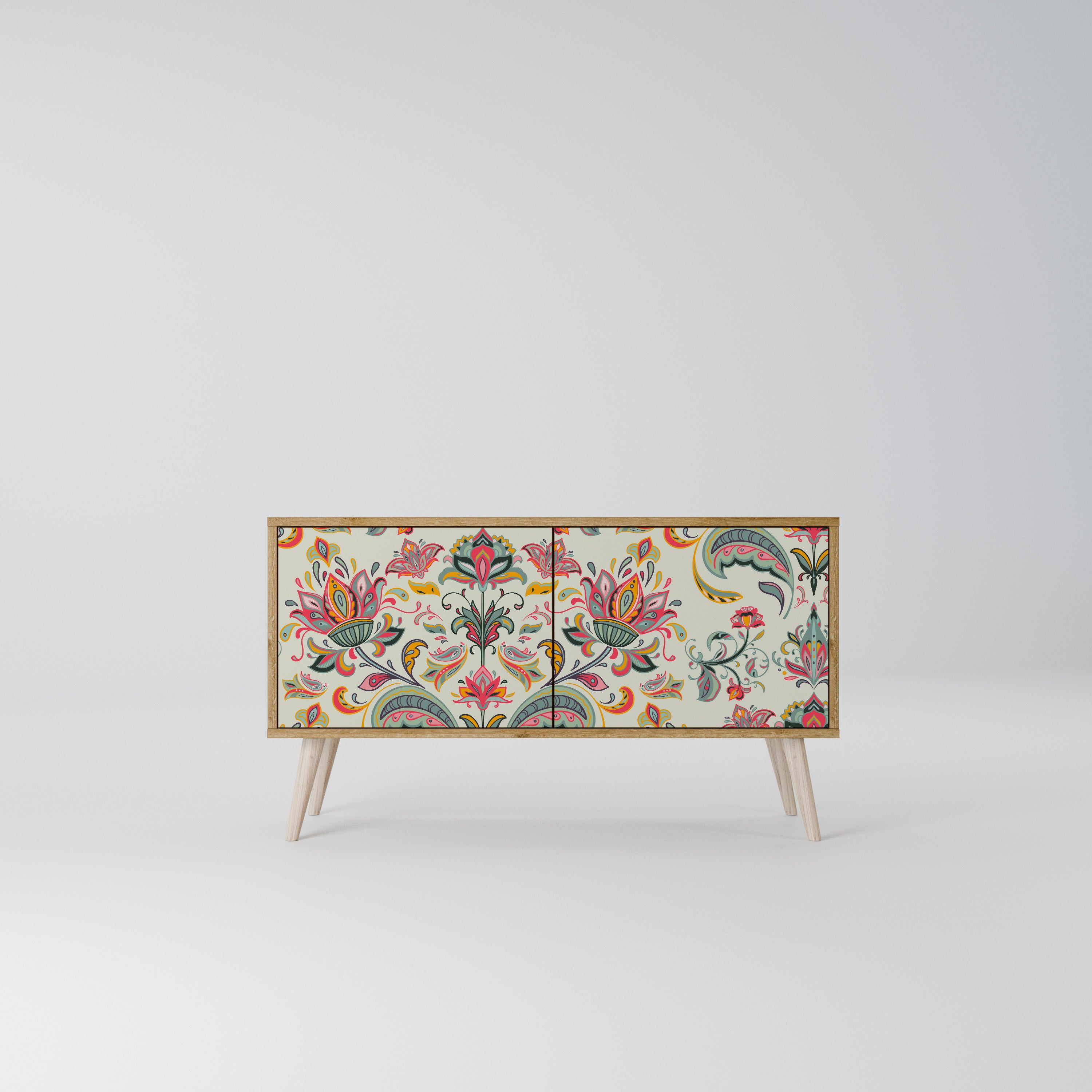 ORGANIC FOLKLORE Compact 2-Door TV Cabinet