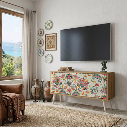 ORGANIC FOLKLORE Compact 2-Door TV Cabinet