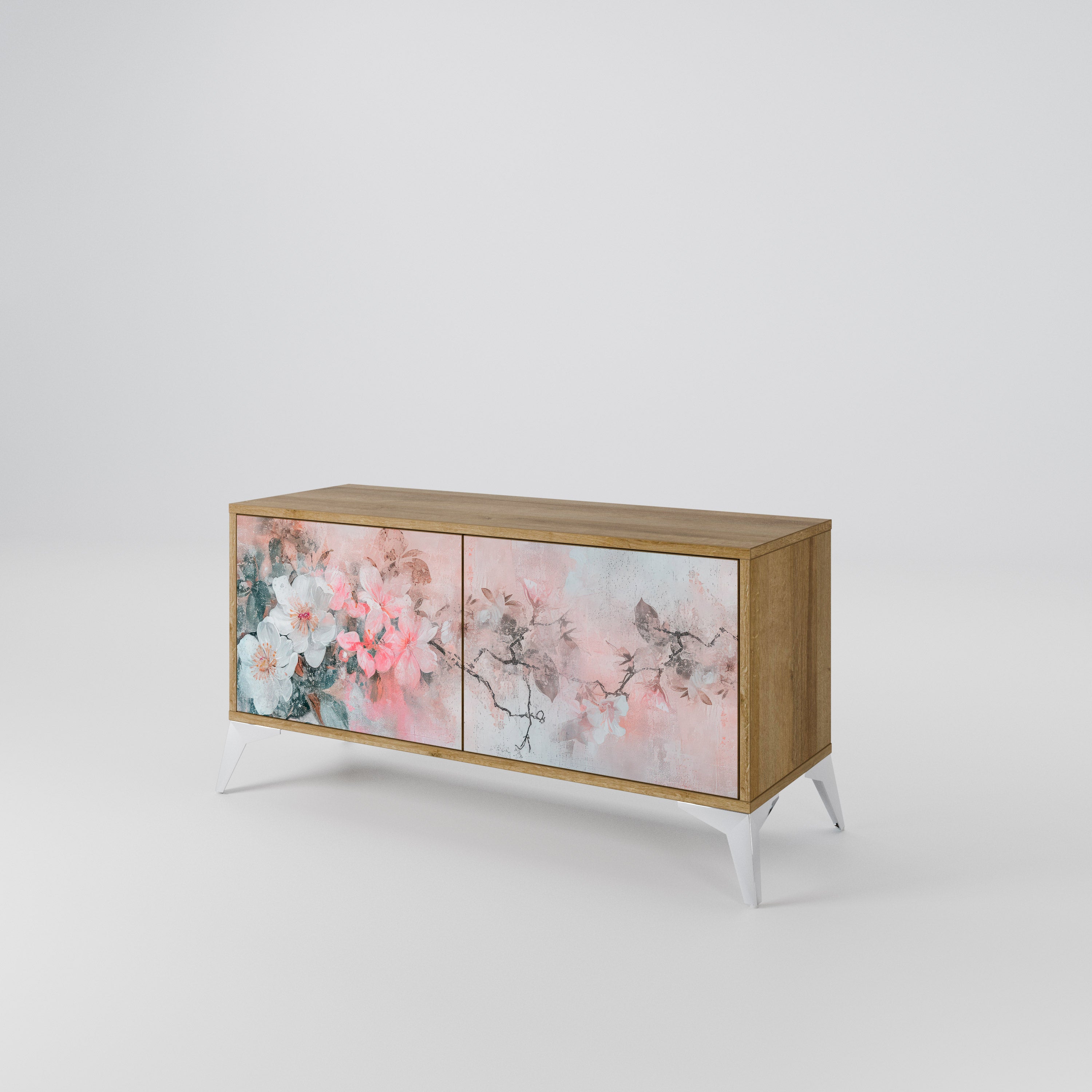 CHERRY BLOSSOM Compact 2-Door TV Cabinet