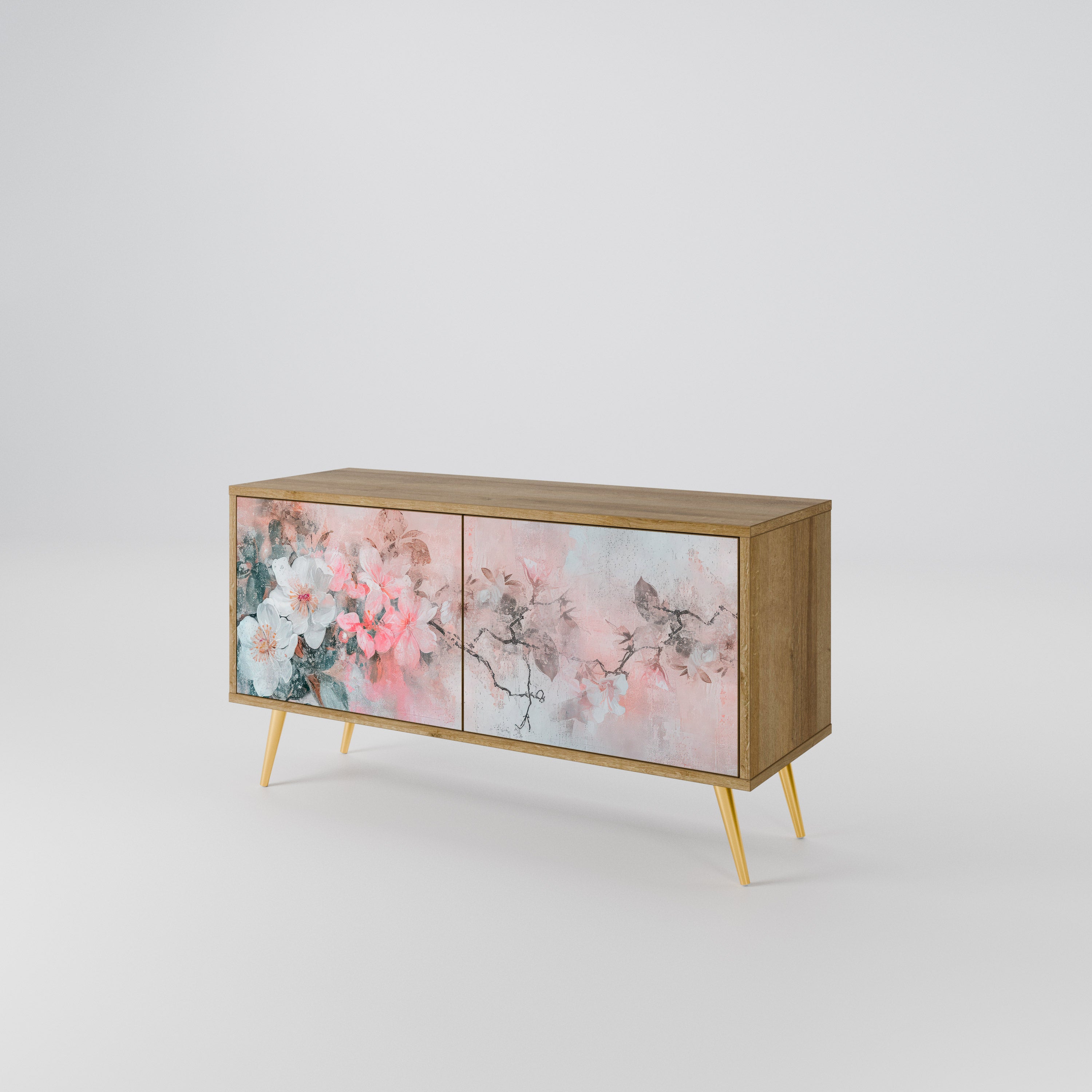 CHERRY BLOSSOM Compact 2-Door TV Cabinet