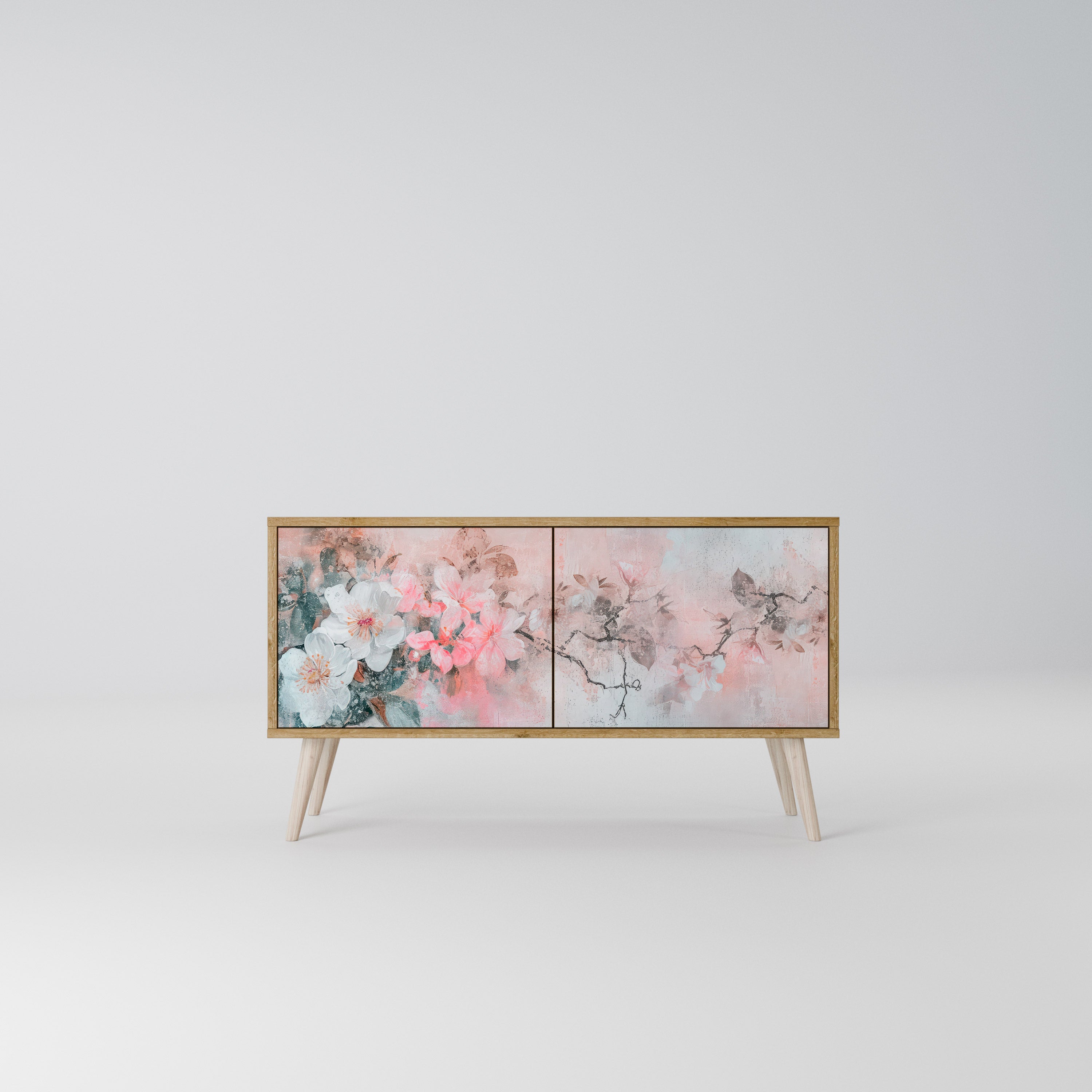 CHERRY BLOSSOM Compact 2-Door TV Cabinet