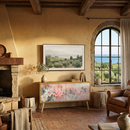 CHERRY BLOSSOM Compact 2-Door TV Cabinet