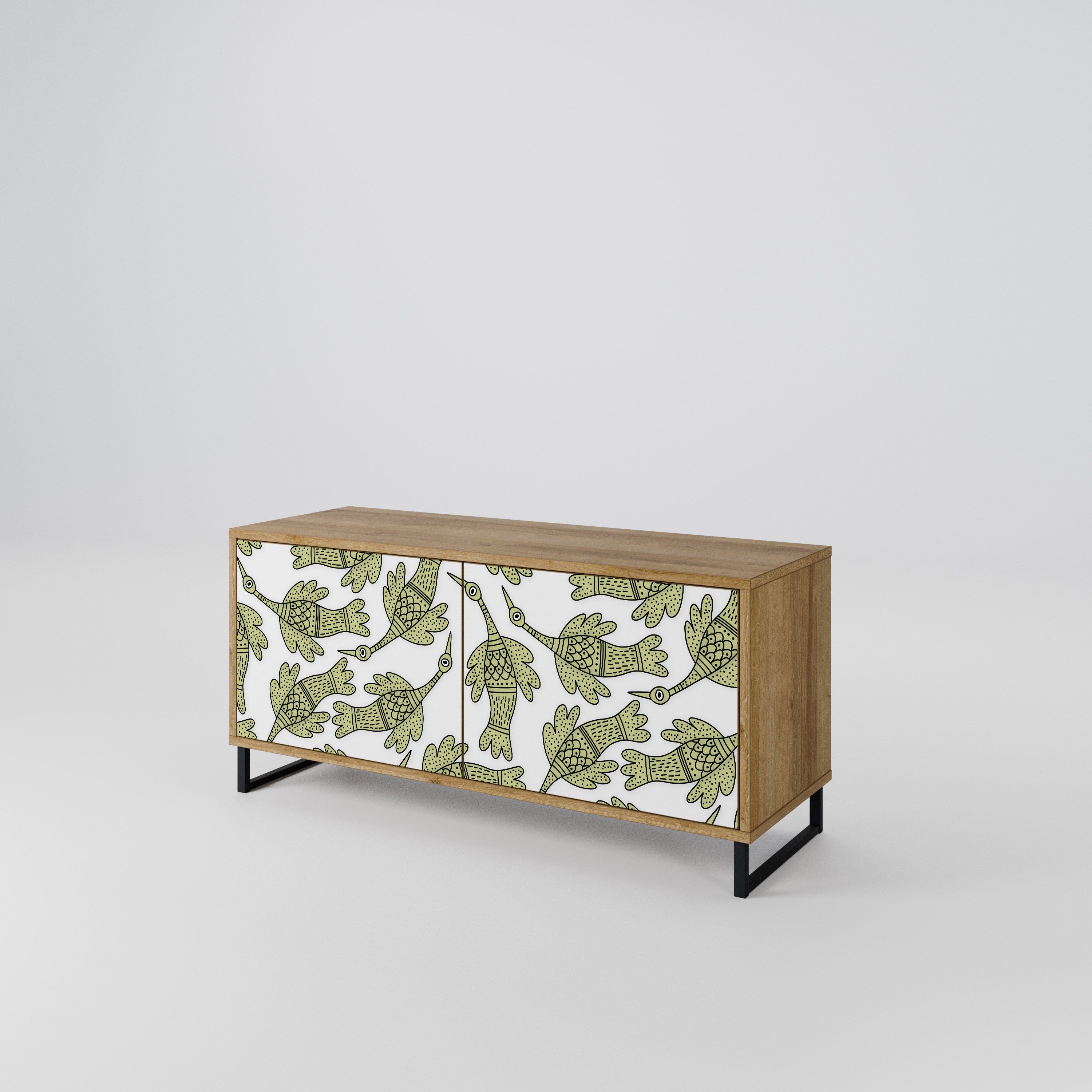 SEEDLING SONGBIRD Compact 2-Door TV Cabinet