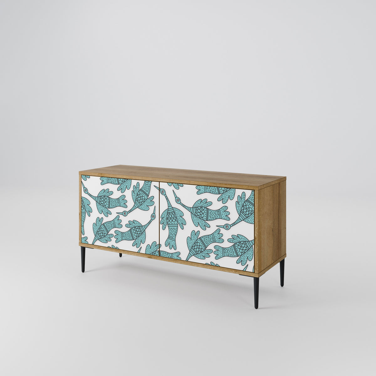 WATERSPOUT SONGIBIRD Compact 2-Door TV Cabinet