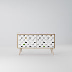 CATS COMPILATION Compact 2-Door TV Cabinet