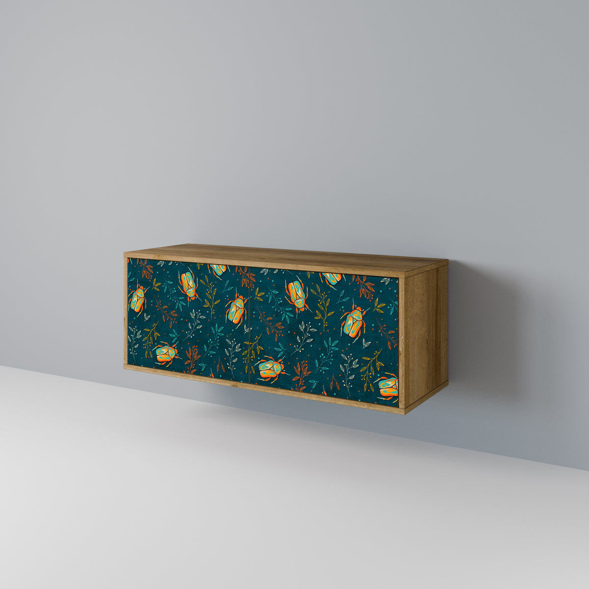 AUTUMN INSECTS Compact 2-Door TV Cabinet