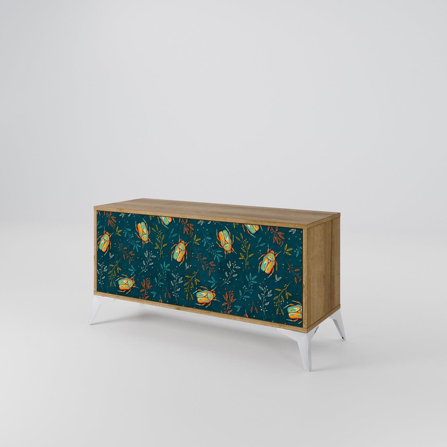 AUTUMN INSECTS Compact 2-Door TV Cabinet