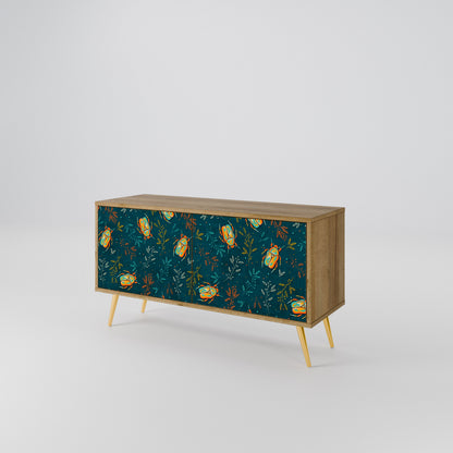 AUTUMN INSECTS Compact 2-Door TV Cabinet