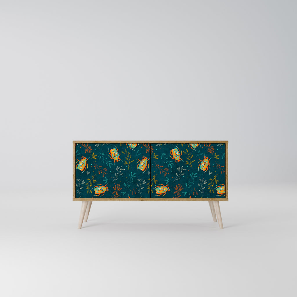 AUTUMN INSECTS Compact 2-Door TV Cabinet