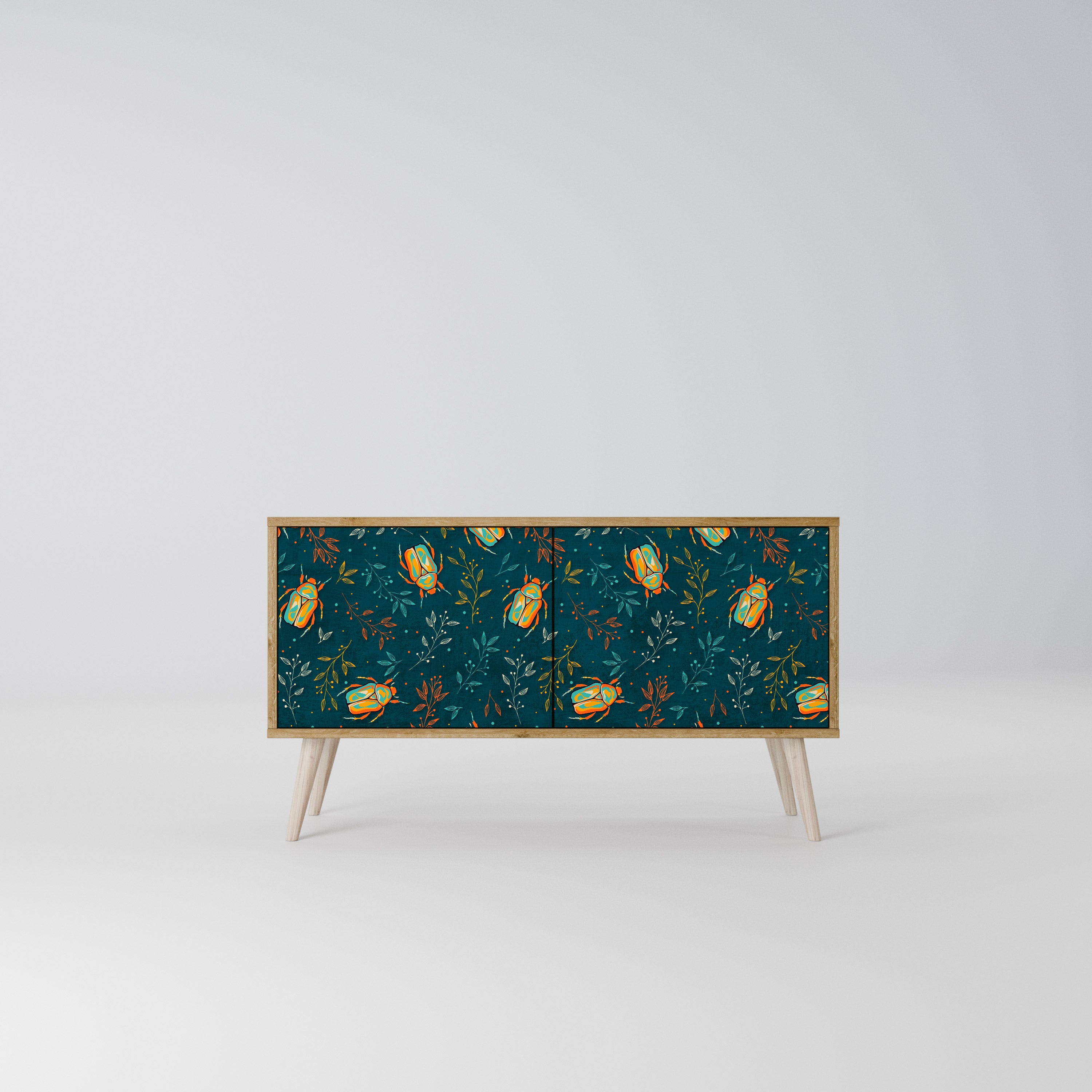 AUTUMN INSECTS Compact 2-Door TV Cabinet