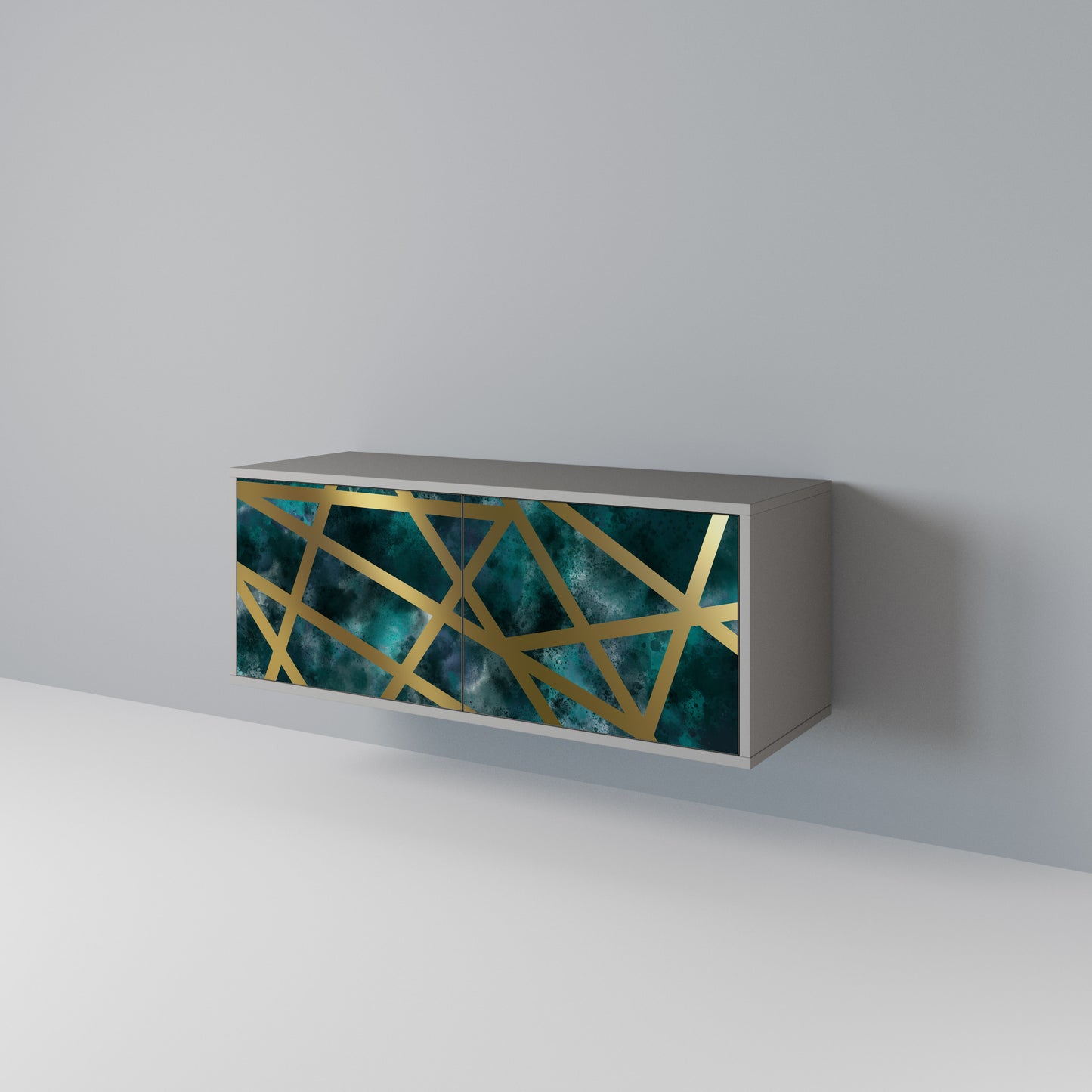THE LABYRINTH OF GOLD Compact 2-Door TV Cabinet