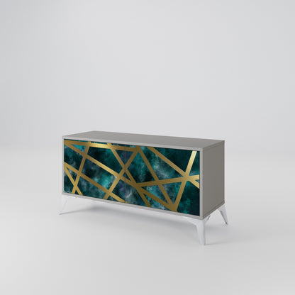 THE LABYRINTH OF GOLD Compact 2-Door TV Cabinet