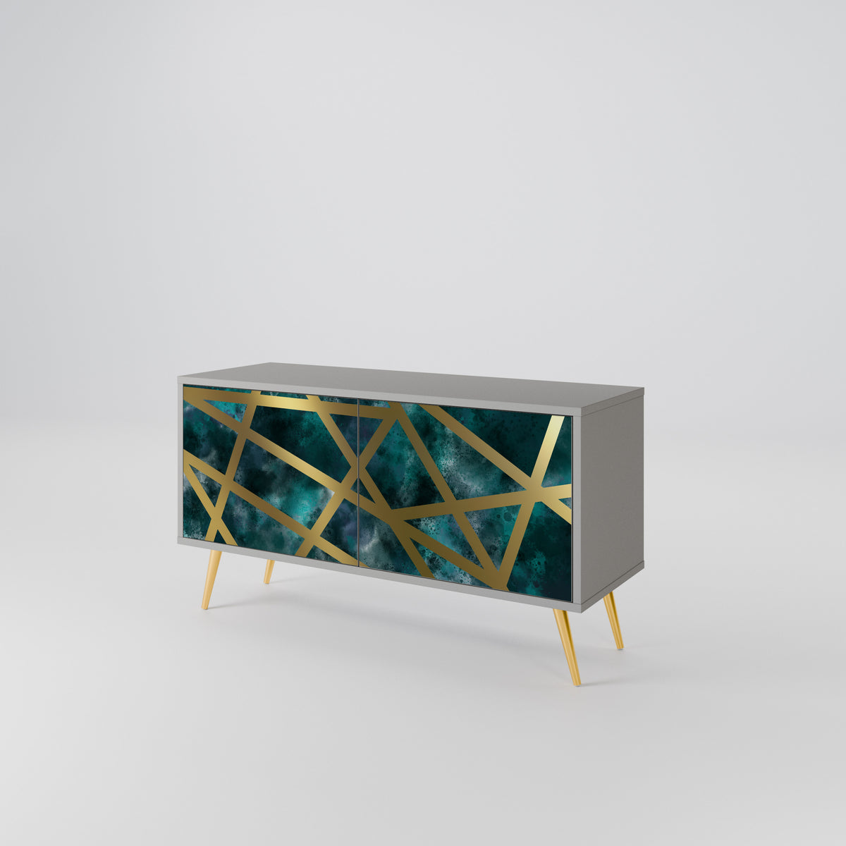 THE LABYRINTH OF GOLD Compact 2-Door TV Cabinet