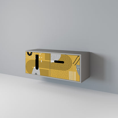 SHAPESHIFT SYMPHONY Compact 2-Door TV Cabinet