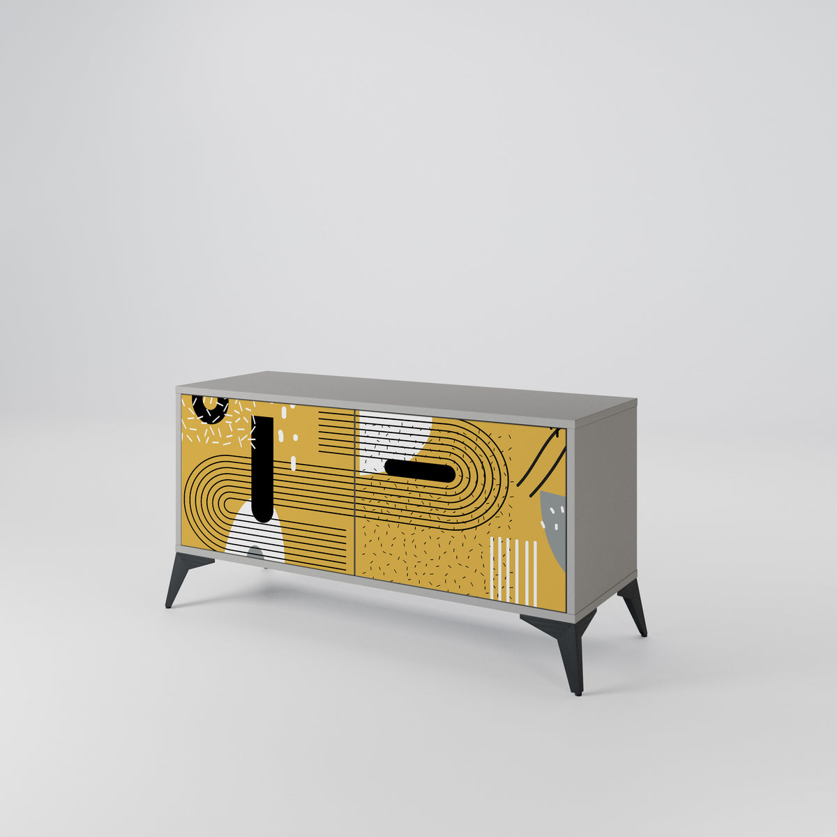 SHAPESHIFT SYMPHONY Compact 2-Door TV Cabinet