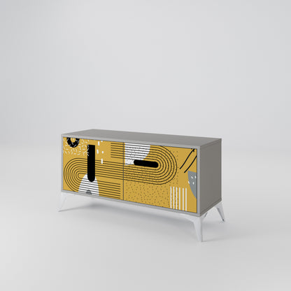 SHAPESHIFT SYMPHONY Compact 2-Door TV Cabinet