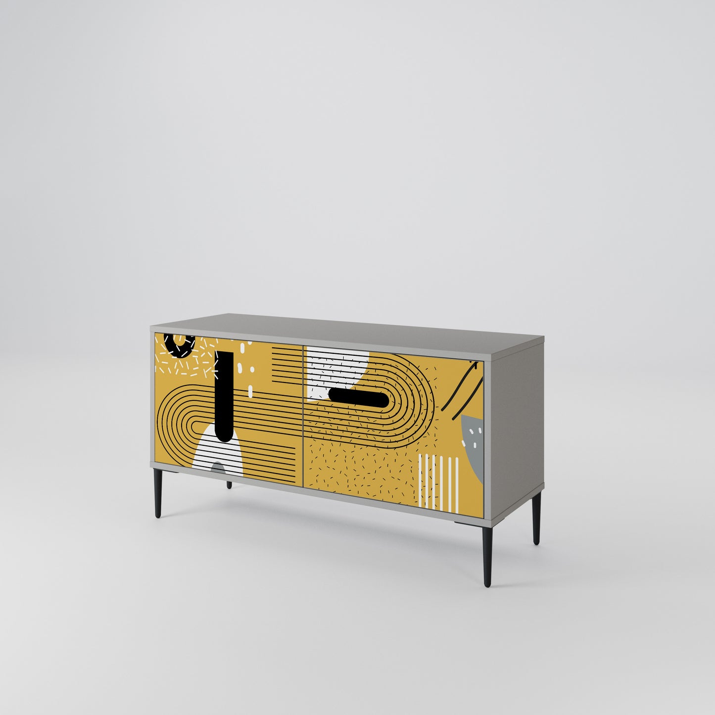 SHAPESHIFT SYMPHONY Compact 2-Door TV Cabinet