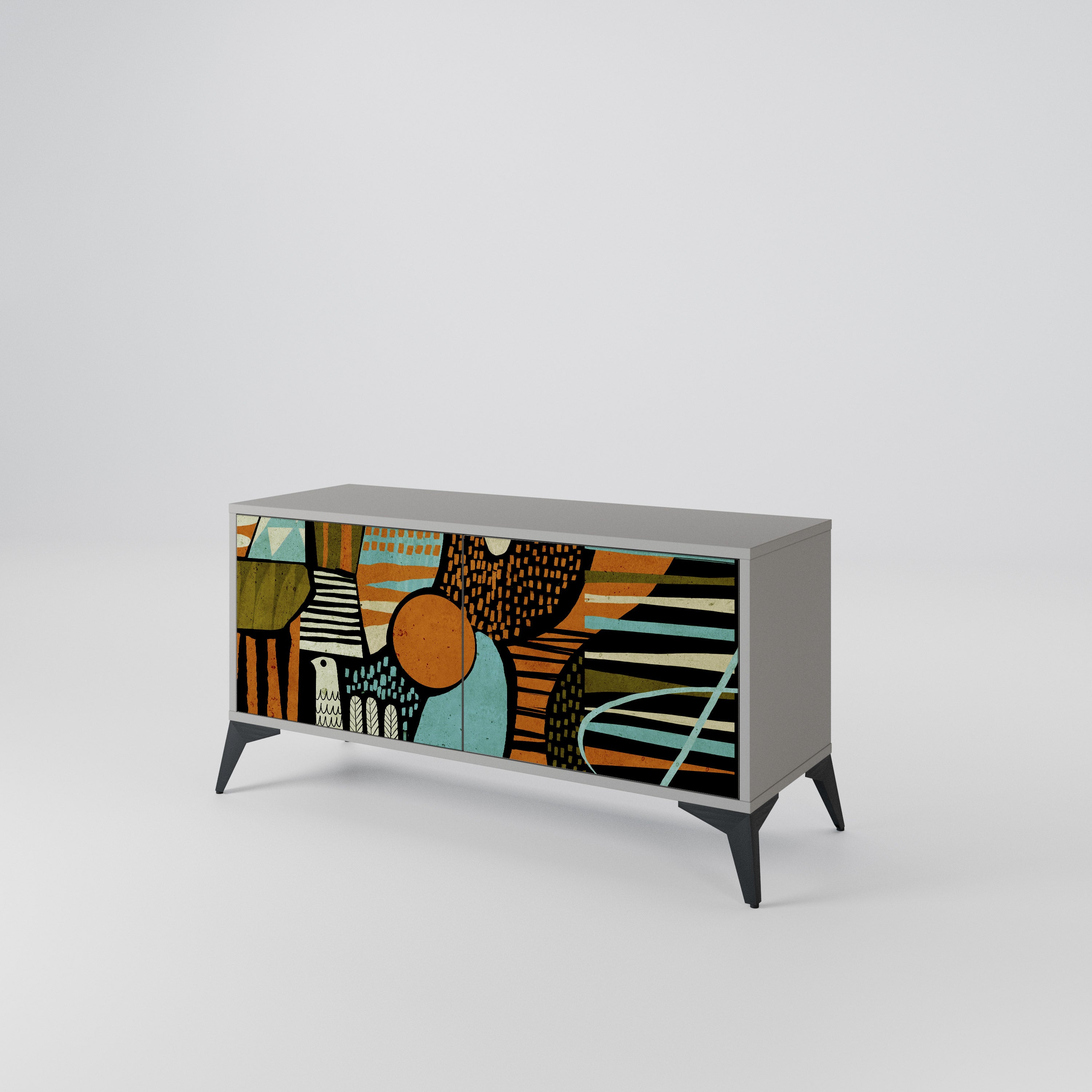 GEODE GLIMMER Compact 2-Door TV Cabinet