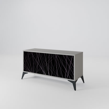 SHIMMER SPIDERGRAM Compact 2-Door TV Cabinet