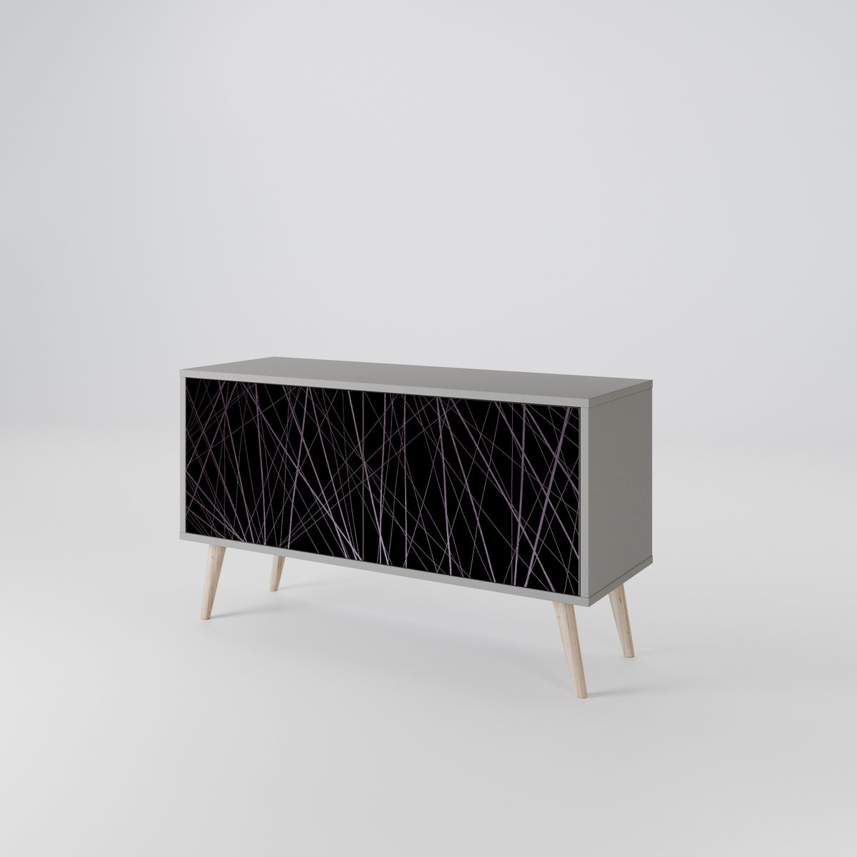 SHIMMER SPIDERGRAM Compact 2-Door TV Cabinet