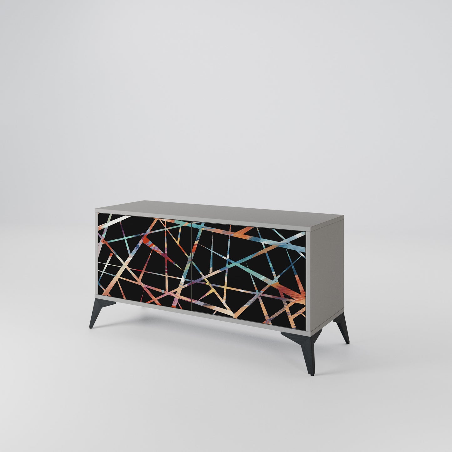POLYGON VERVE Compact 2-Door TV Cabinet