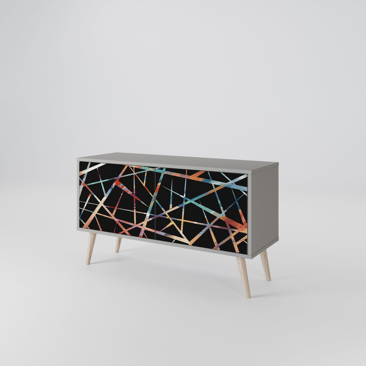 POLYGON VERVE Compact 2-Door TV Cabinet