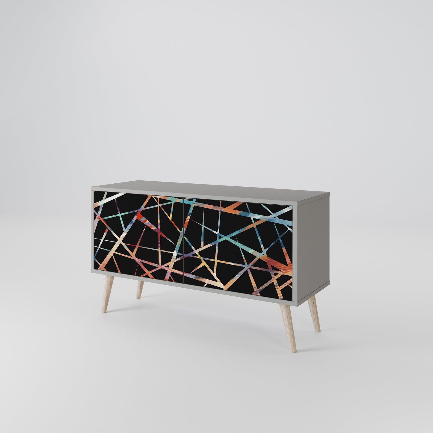 POLYGON VERVE Compact 2-Door TV Cabinet
