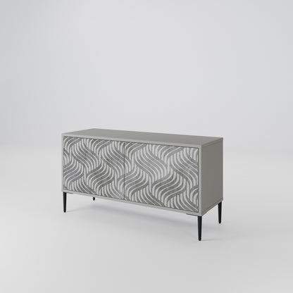 CONCRETE MOVEMENT Compact 2-Door TV Cabinet