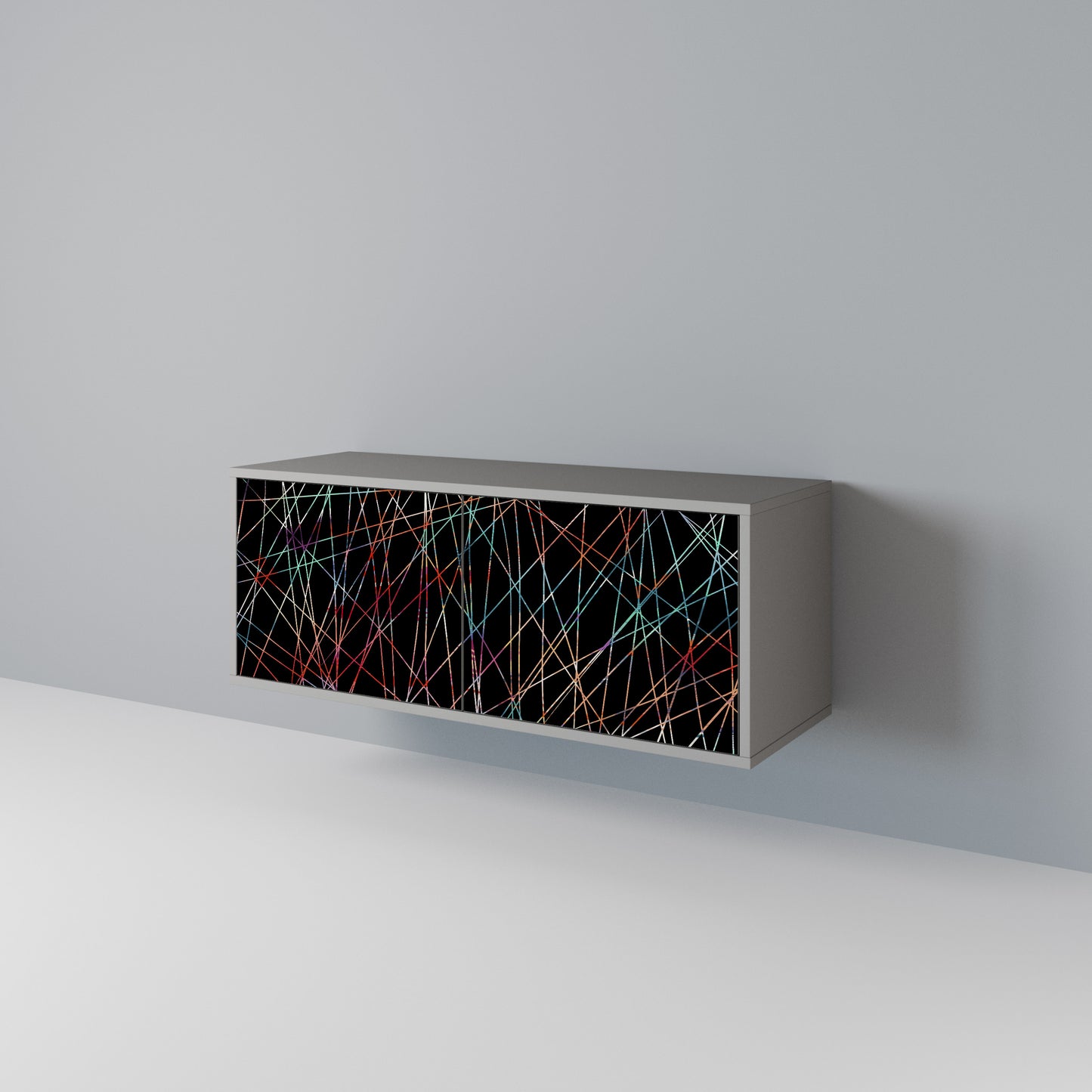 LUMINOUS SNARE Compact 2-Door TV Cabinet