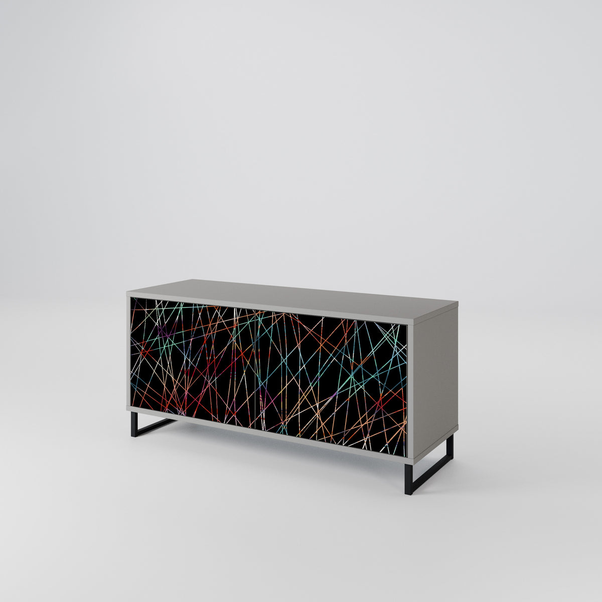 LUMINOUS SNARE Compact 2-Door TV Cabinet