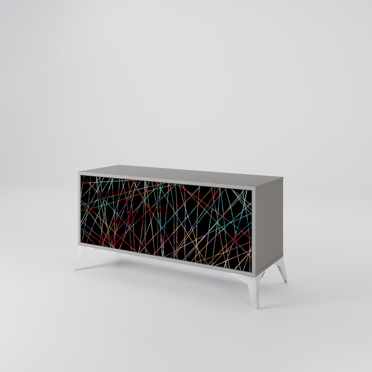 LUMINOUS SNARE Compact 2-Door TV Cabinet