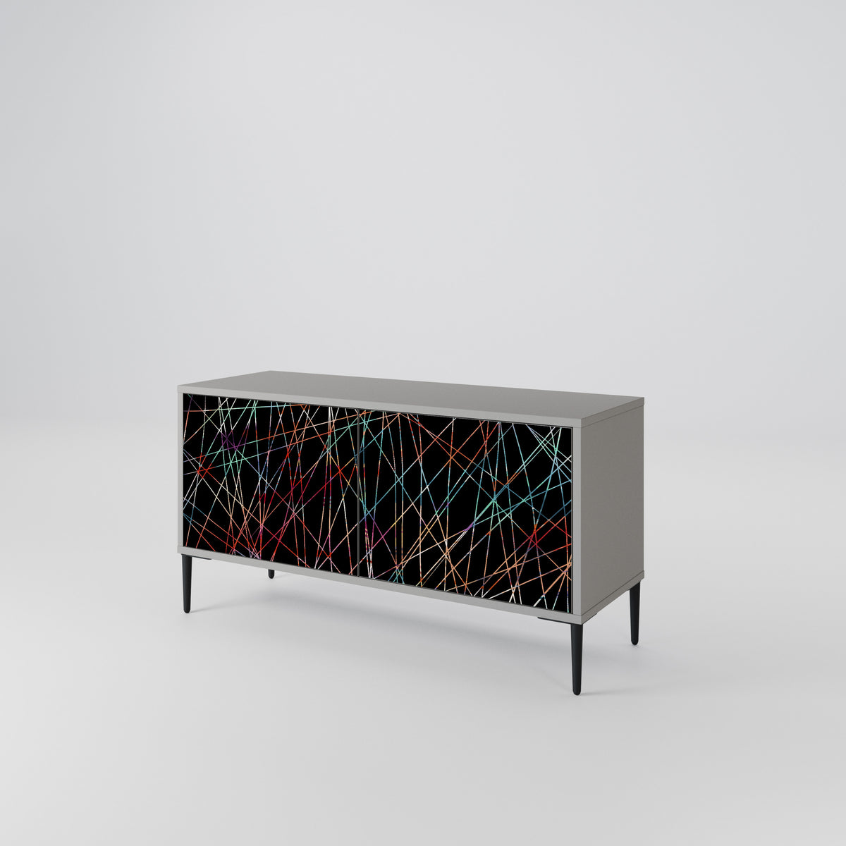 LUMINOUS SNARE Compact 2-Door TV Cabinet