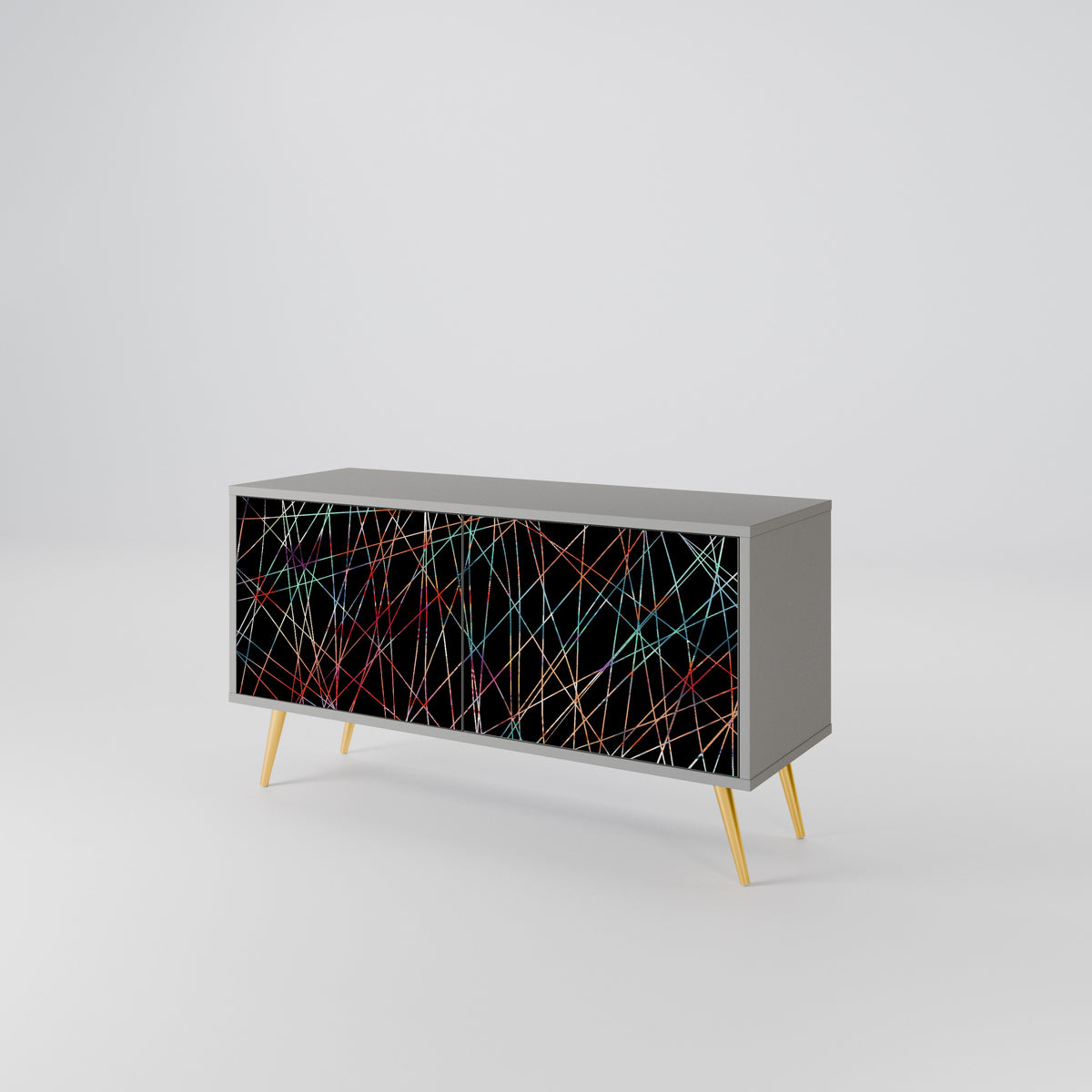 LUMINOUS SNARE Compact 2-Door TV Cabinet
